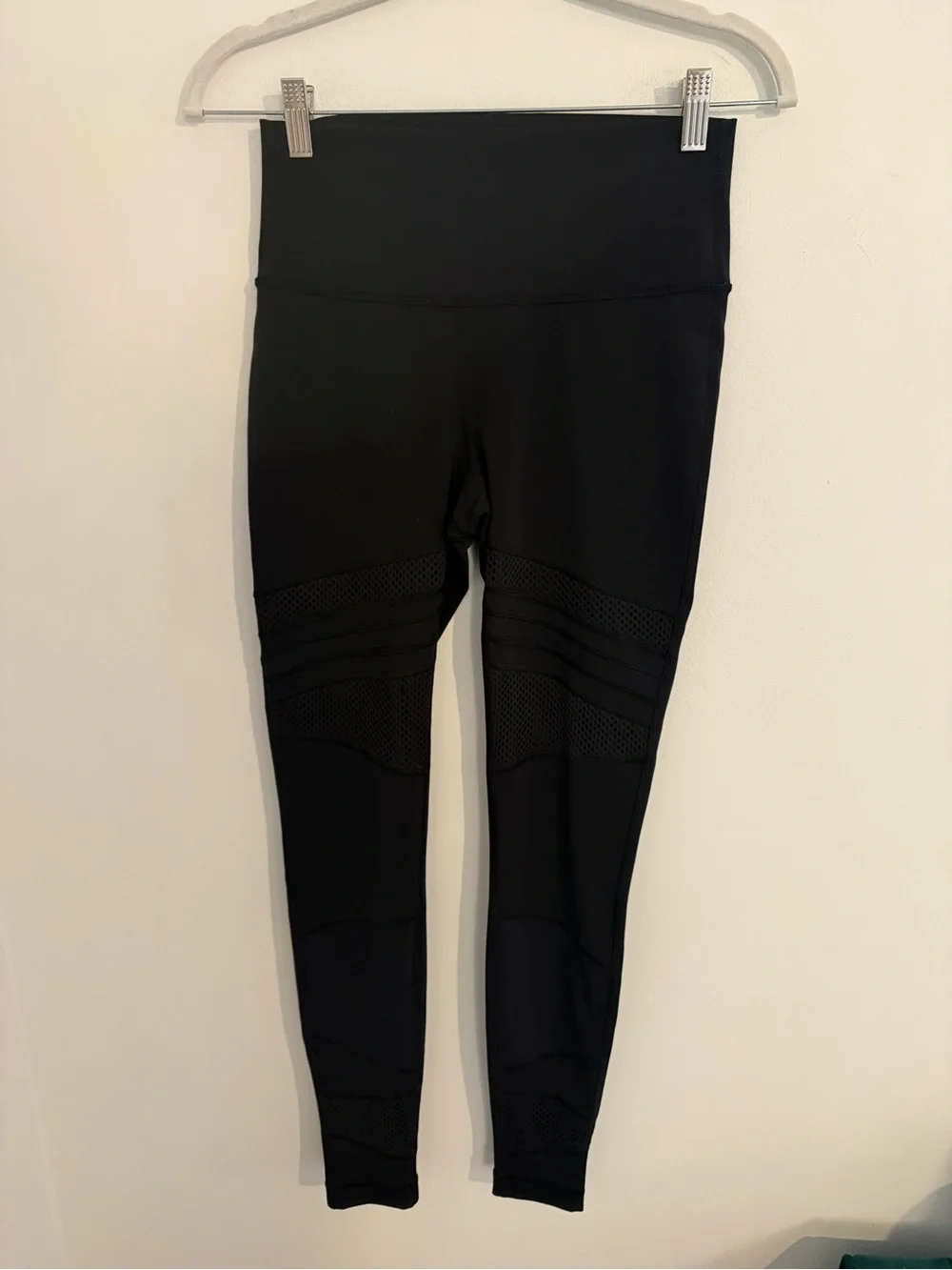 Lululemon Wunder Under Mix & Mesh High Rise 28” Leggings Black Size 6